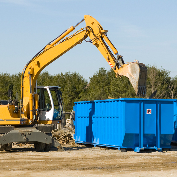 how many times can i have a residential dumpster rental emptied in Bark Ranch CO